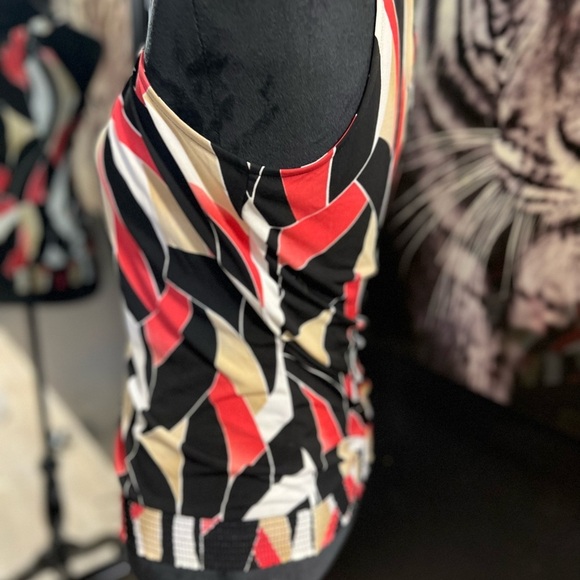 ❤️NWOT- CLASSY WHITE HOUSE BLACK MARKET BLOUSE WITH ELASTIC WAISTBAND SZ XS❤️ - Picture 7 of 7